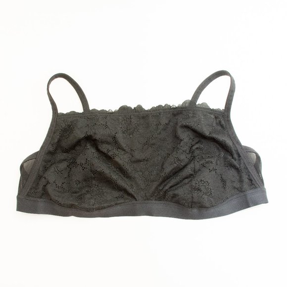Aerie Black Lace Bralette Bandeau - Picture 1 of 4